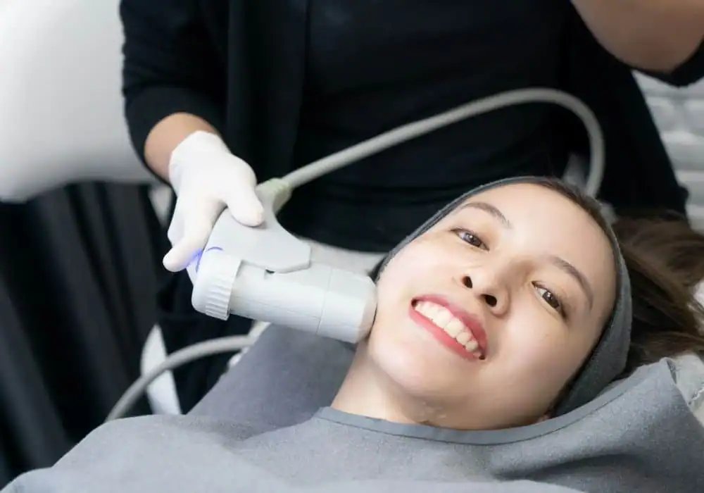 HIFU treatment Nantwich in progress