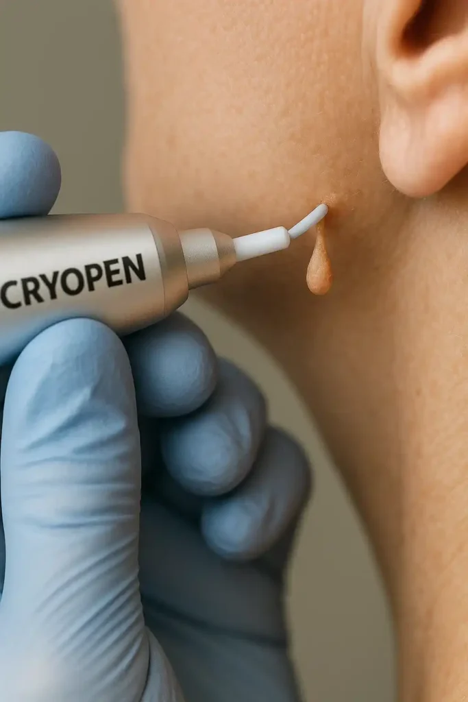 Cryopen for skin tags removal Nantwich speak to our team today!