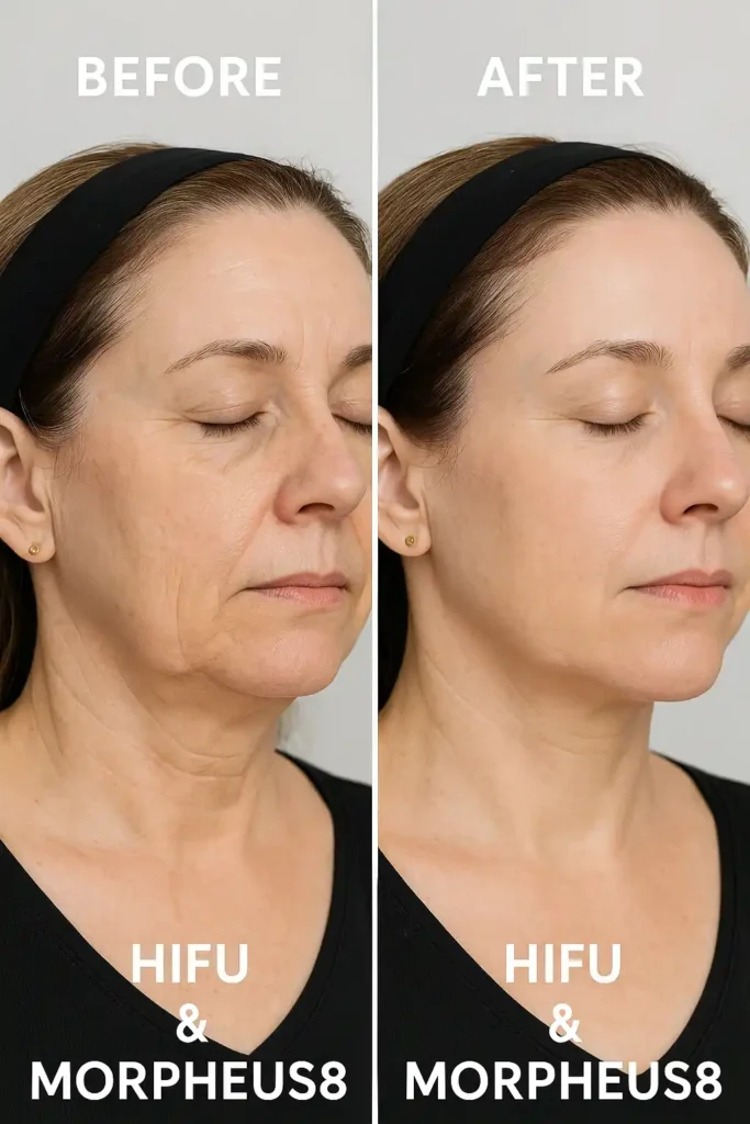 HIFU & Morpheus8 treatment results Nantwich - book in today!